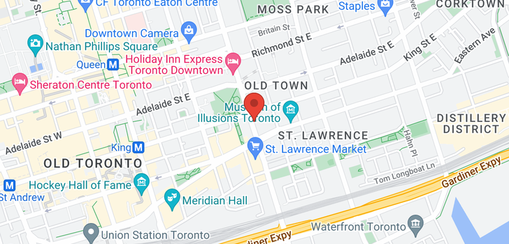 map of #205 -39 JARVIS ST